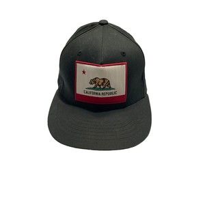 BILLABONG Hat Cap Native California Republic Black Flex‎ Fit Surf Gear